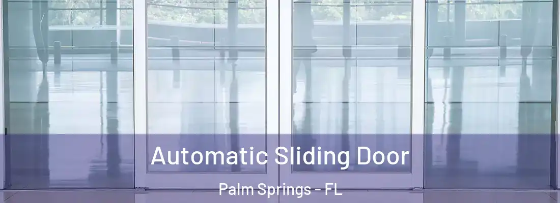 Automatic Sliding Door Palm Springs - FL
