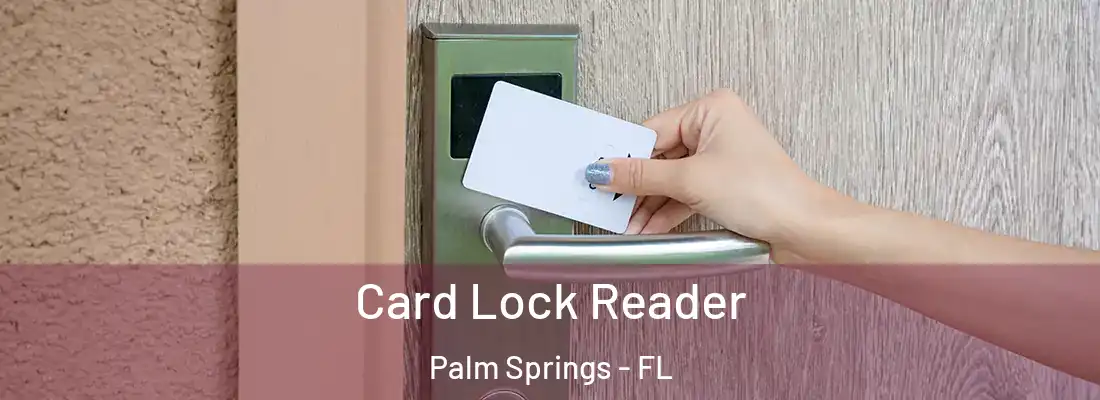  Card Lock Reader Palm Springs - FL