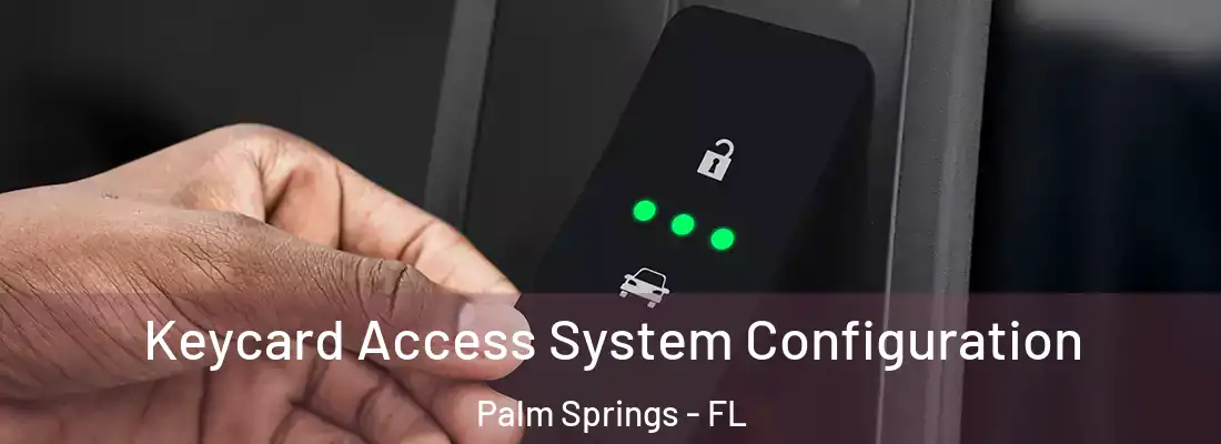  Keycard Access System Configuration Palm Springs - FL