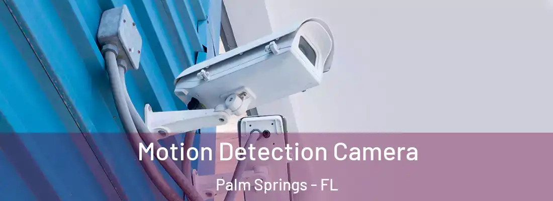  Motion Detection Camera Palm Springs - FL