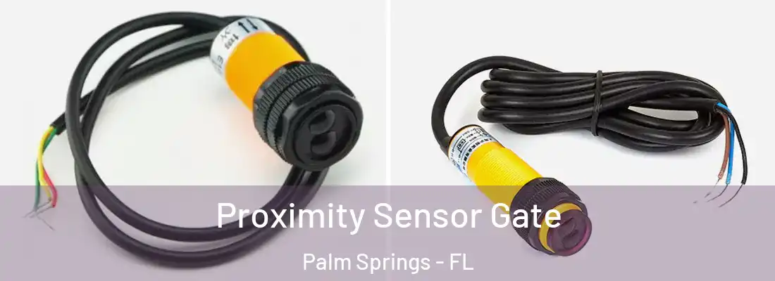  Proximity Sensor Gate Palm Springs - FL