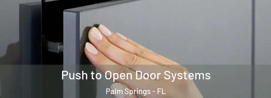  Push to Open Door Systems Palm Springs - FL