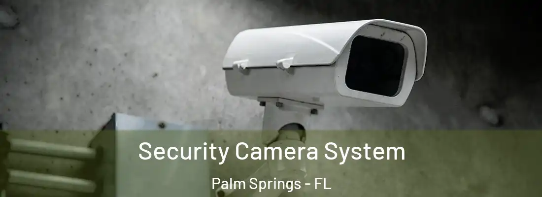  Security Camera System Palm Springs - FL
