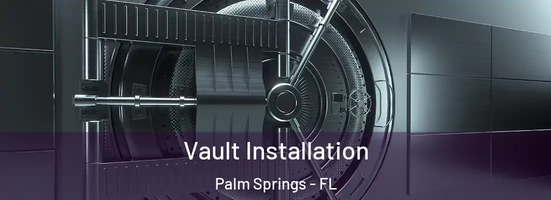 Vault Installation Palm Springs - FL